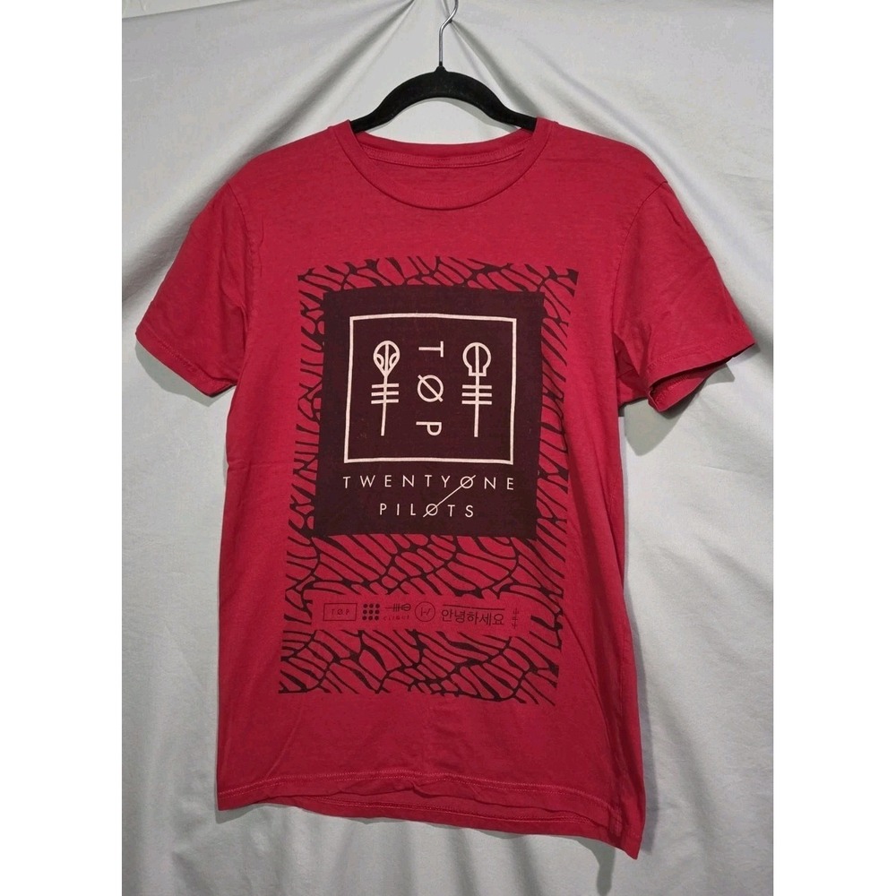 Twenty One Pilots XS Graphic Band T shirt Skeleton Clique Red Rock Me Blurryface
